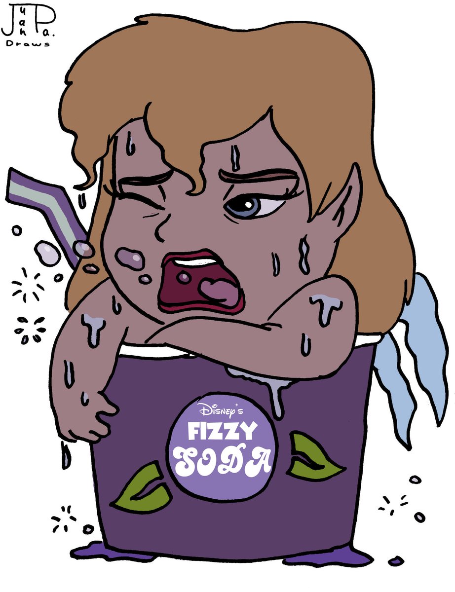 ChunkyToons's tweet photo. Frizzy Soda Tinkerbell #Burp #LiquidInflation #JunkFood #Soda #WeightGain #Tinkerbell #Disney https://t.co/PdNTJ7sLEZ