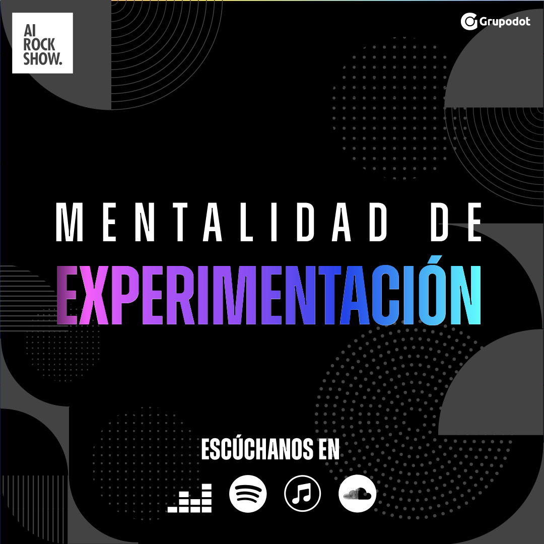grupodot's tweet photo. #AIRockShow @garamirez, nuestro CTO, nos explica la importancia de una cultura de experimentación en las compañías, siendo la clave a la hora de iniciar nuevos proyectos con inteligencia artificial.  

Entrevista: https://t.co/SYG1zIwipv
Spotify: https://t.co/vVc7dYscqE https://t.co/MX52CtVXno