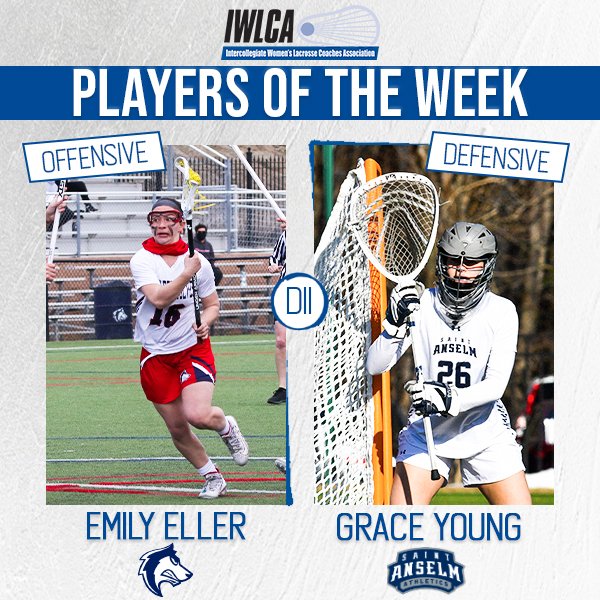 IWLCA's tweet photo. NEWS - IWLCA Players of the Week – March 23, 2021

https://t.co/HkVl3m92QV

@SalisburyWLAX @Denison_W_Lax @MarylandWLax @UMichWLAX @STAHawksWLax @CSUP_WLAX https://t.co/yN1Zz5Cyq2