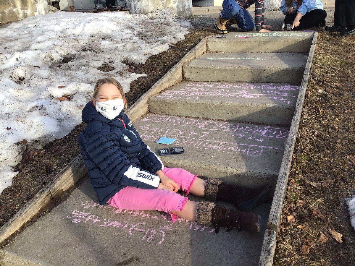 HaileyFremante's tweet photo. Sidewalk Math! https://t.co/OutFS4TbBP