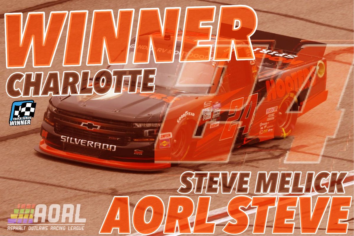 AsphaltOutlawRL's tweet photo. Congratulations to @SteveMelick on his truck series win @CLTMotorSpdwy https://t.co/Kx2D6sV9do