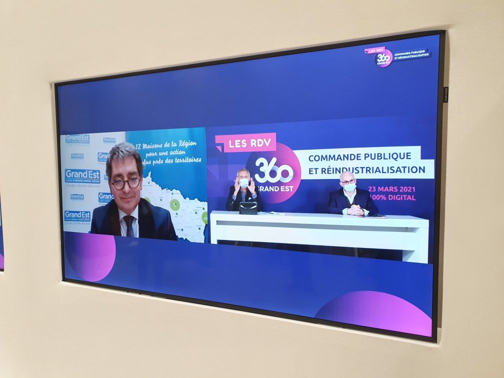 BdT_GrandEst's tweet photo. #RDV360 merci au président de @regiongrandest pr cette nvelle journée de mobilisation de tous les acteurs #economiques du #GrandEst ! La crise nous oblige à nous surpasser et cela marche ! Le #BusinessAct est notre feuille de route pr les prochaines années @BanqueDesTerr https://t.co/Ol31YEiF35