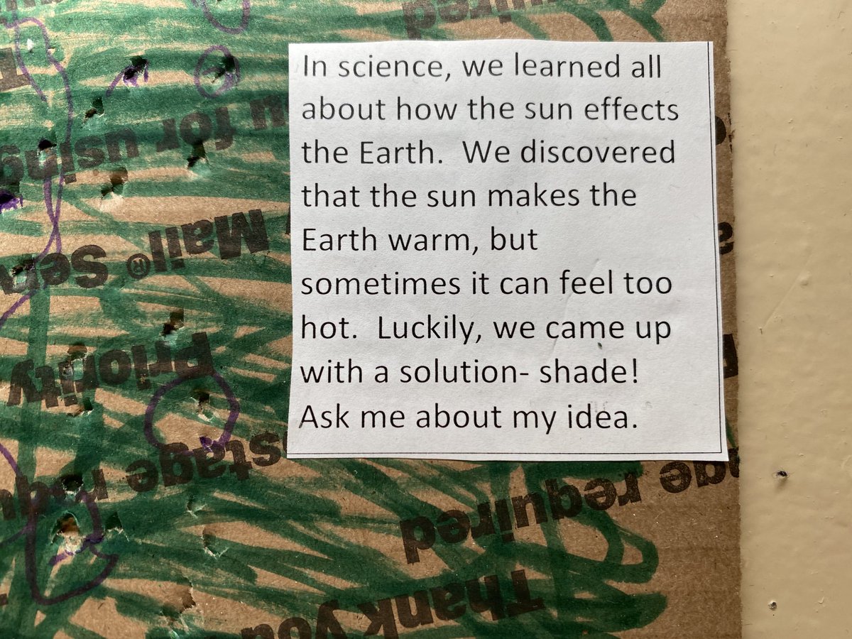 ValleyStreamWLB's tweet image. Ms. Sloboda’s kindergarten students explore the shade. ⁦@VS24District⁩ #LookForTheAwesome