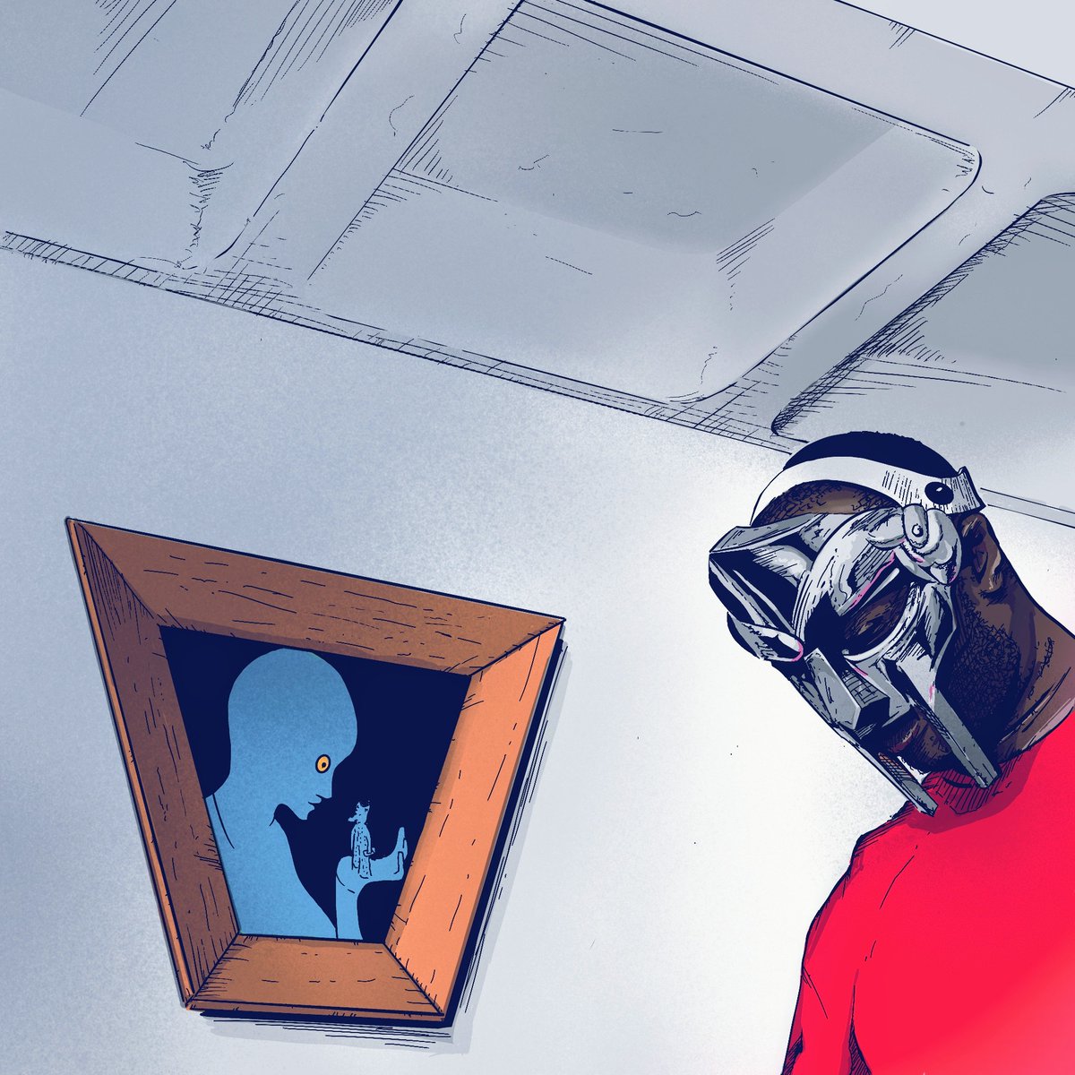 susumudesign's tweet photo. Respect to Eric Coleman

#art #artwork #drawing #illustration #illust #Illustrator #stonesthrow #respect #mfdoom #Madvillainy #Madvillain #stonesthrowrec #jeffjank #realandfake #jap #graphicdesign #GraphicDesigner #GraphicDesign #talk2me #comic #comics #TouchofMarvel #susumusato https://t.co/R2DdcCvLka