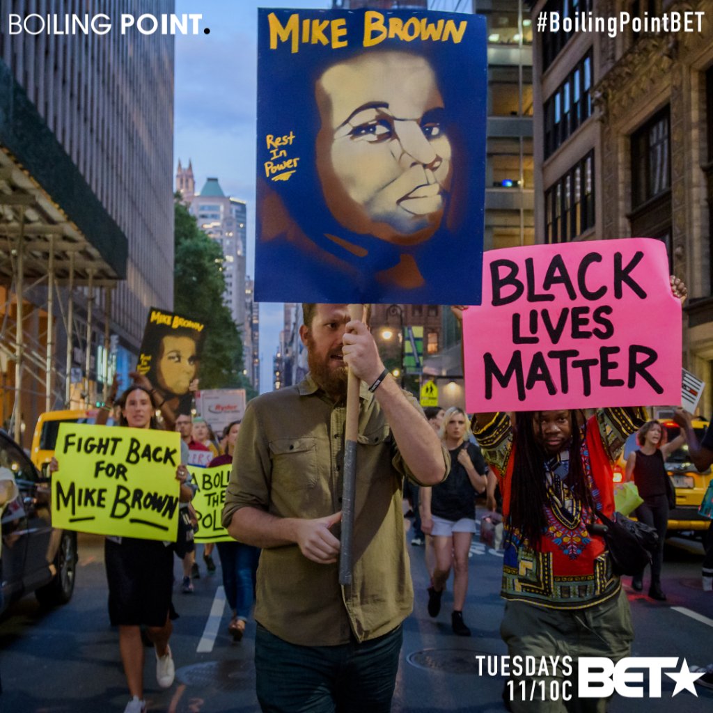 BET's tweet photo. Long before Mike Brown was known to us all, he was his mother’s son. Don’t miss the FINAL #BoilingPointBET tonight 11/10c. https://t.co/iwwt4arQEj