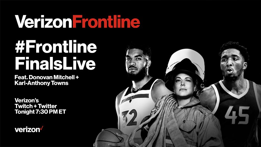 Karl Anthony Towns On Twitter We Re Playing Tonight In Honor Of All The Brave First Responders Who Put The Safety Of Their Communities Above Their Own Link Below Frontlinefinalslive Verizonfrontline Verizonpartner