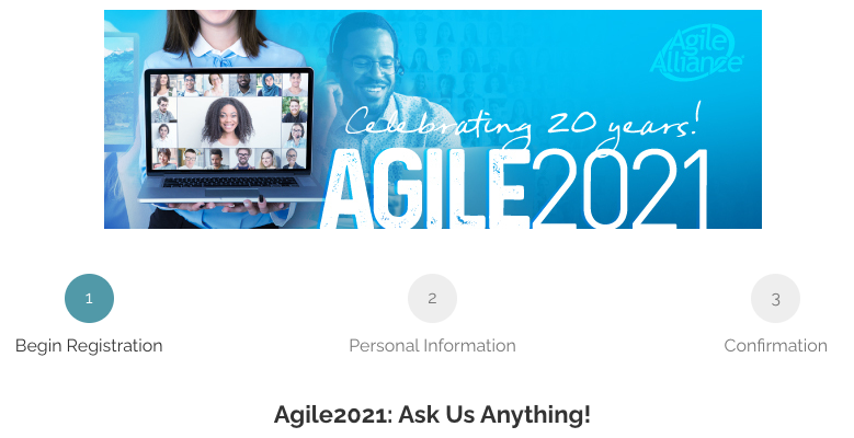 Join us in 30 minutes for our Ask Us Anything session on the speaking submission process for #Agile2021 w/ <a href="/mrry550/">Jen Krieger (She/Her)</a> <a href="/JessicaElastic/">Jessica Small</a>! Get help on a proposal, get your questions answered &amp; learn everything you need to know about the process. Register: bit.ly/3emAoLx #Agile