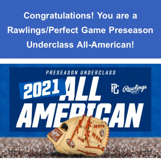 SimonKohn5's tweet photo. Appreciate the love @PerfectGameUSA. https://t.co/OEbvyG8FTh