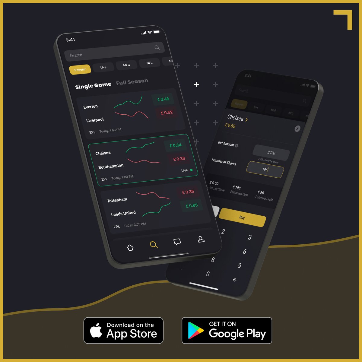 MLMarkets's tweet image. Our Fantasy App is now live on both iOS and Android!
Download now! 
linktr.ee/MajorLeagueMar…
#EPL #PL #PremierLeague #MajorLeagueMarkets #UCL