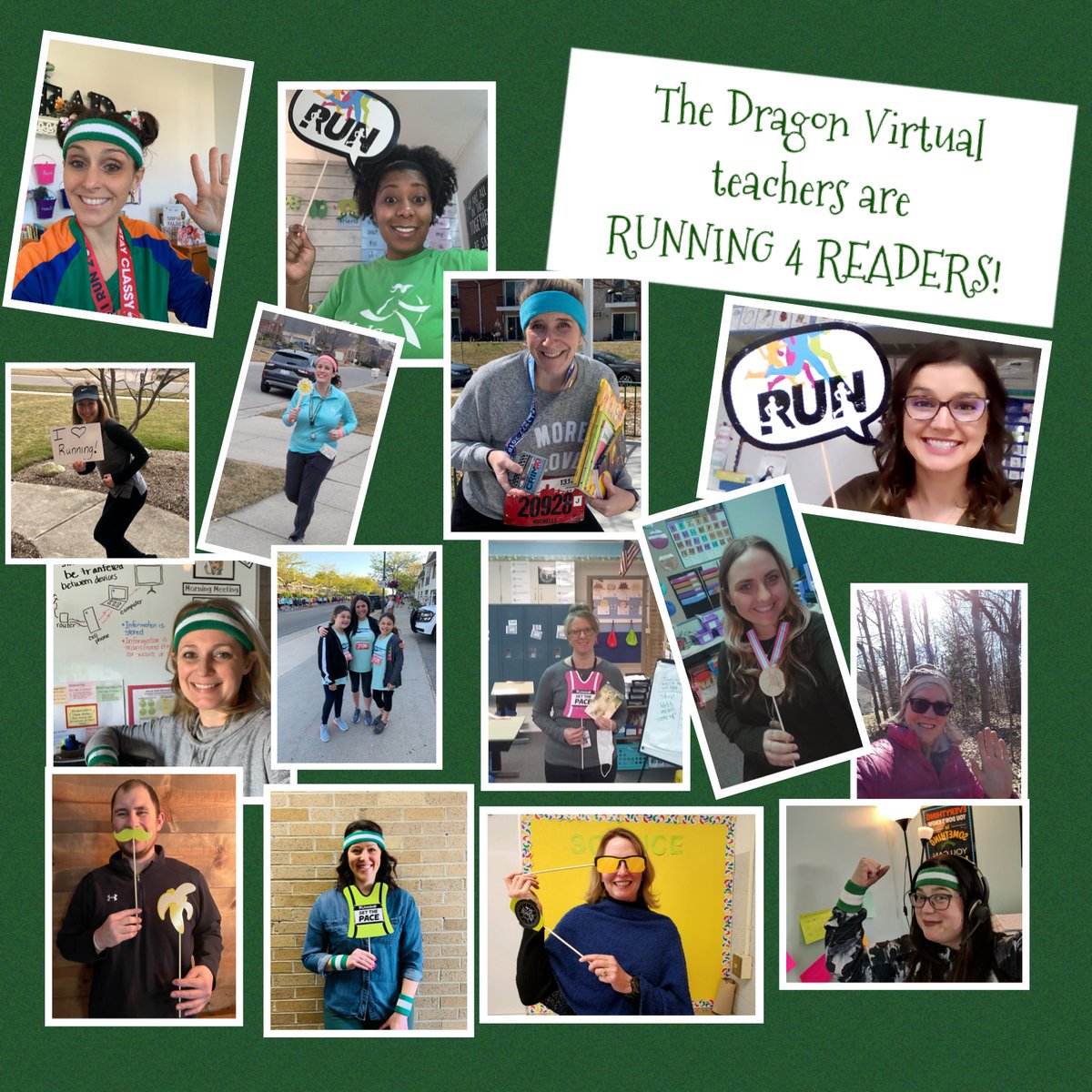 The dragon virtual staff and students are racing to read as much as they can before March ends. Finishing strong!  <a href="/LkOrionSchools/">Lake Orion Community Schools</a>