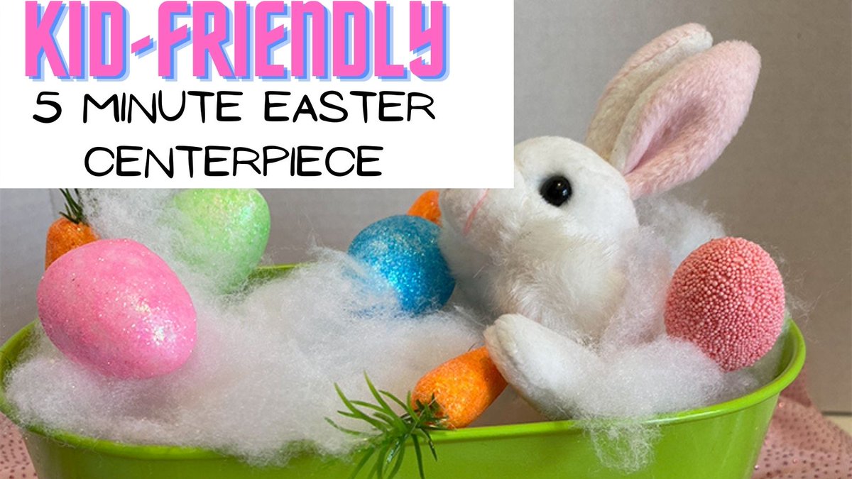 BakerLiving's tweet photo. I think kids love making Easter crafts just as much as the egg hunts, decorating eggs and of course eating chocolate. This 5 minute Easter centerpiece craft is a fun kid-friendly project. (but adults like them too). https://t.co/rYthfI69w4 https://t.co/MKGnwX2ThM