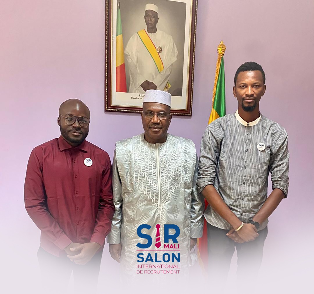 #SIR_MALI
Nous remercions le <a href="/McenMali/">Ministère de la Communication,l'Économie Numérique</a> et Dr <a href="/HamadounToure_/">Dr HAMADOUN TOURE</a> en tant qu'invité d'Honneur, nous donne son accord de principe pour sa participation au 1er Salon International de Recrutement au Mali (SIR-MALI 2021).

#MCEN #MEFP #SIR_MALI
