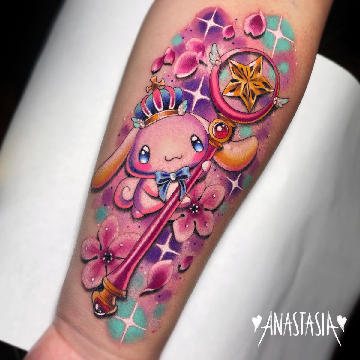 🌸CINNAMOROLL ROYALNESS🌸
One of my favorite things to tattoo are Sanrio characters 🥰
Which one is your favorite? :3

#sanrio #tattoo #kawaii #kawaiitattoo