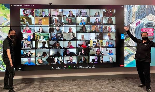 Awesome virtual tour from <a href="/TechExperience/">T-Mobile Tech Experience</a> today - thank you for sharing the latest technologies from HQ! #TMobileNetwork #5G #TechExperience