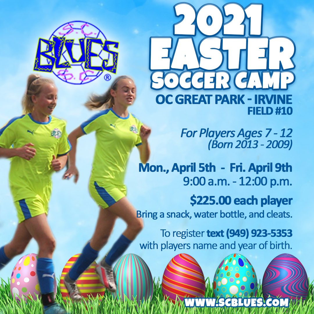 2021 EASTER SOCCER CAMP🐣🌷
