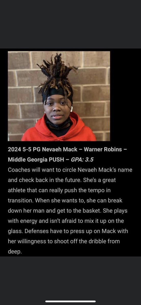 cbgmackk's tweet photo. thank you @CTCAthletics and @KyleSandy355 for the write up and the opportunity to show case my talent at your #ctccomeback this weekend! I had a great experience and looking forward to returning to another one of @CTCAthletics camps! https://t.co/8OPKPLEMUn