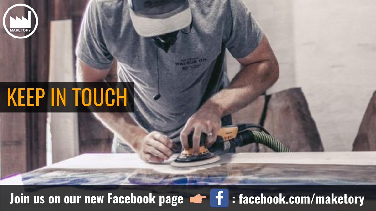 MakerPlace's tweet image. Hey Makers! We’ve moved our conversation from @MakerPlace to @Maketory. Join us there to keep up-to-date on our space, our makers and our programs! #epoxy #woodworking