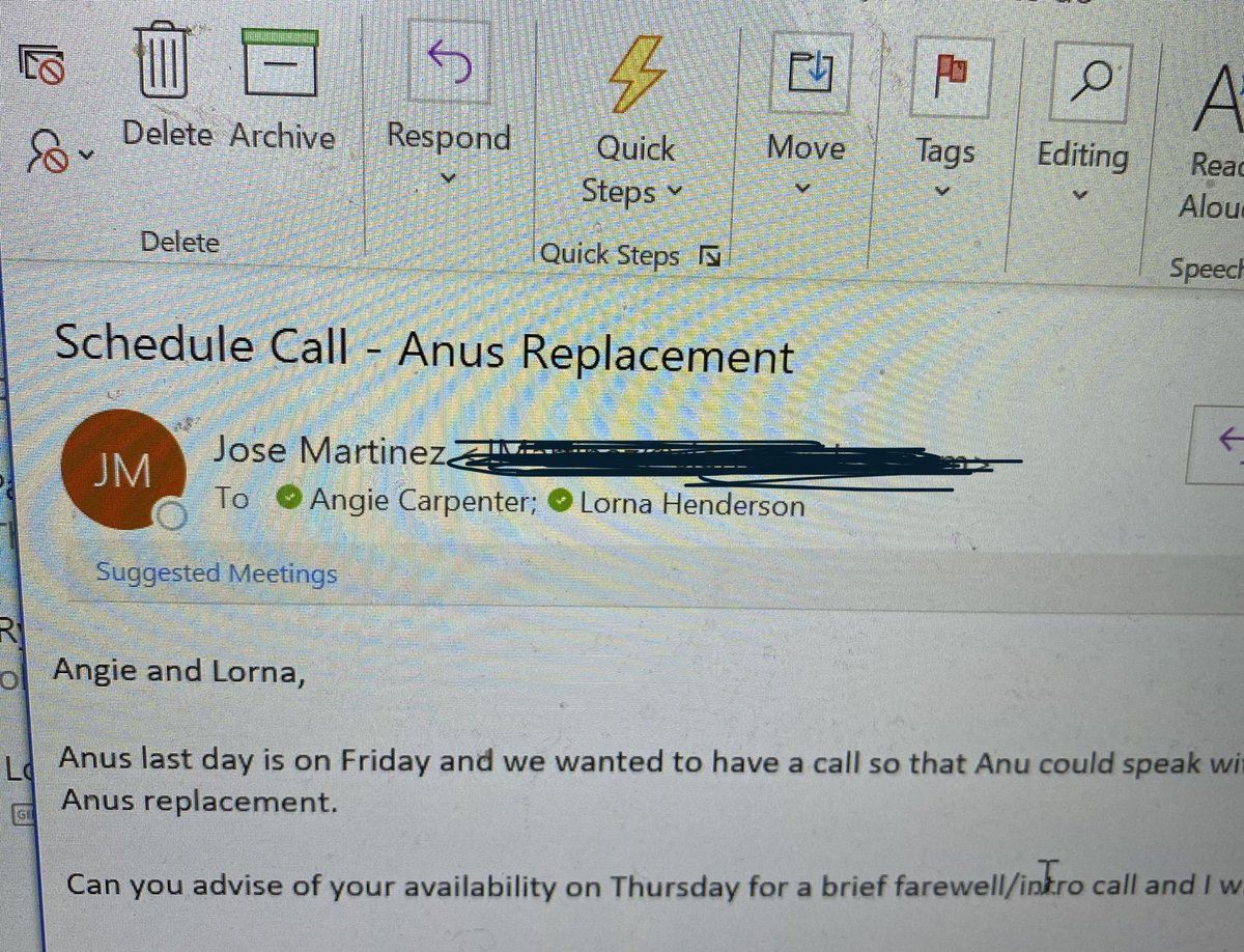 itsjustMONAnow's tweet photo. I just want to remind everyone that an apostrophe makes a big difference! 😂 sad for Anu leaving but no to the anus replacement 🤣 https://t.co/cw87eEAmos