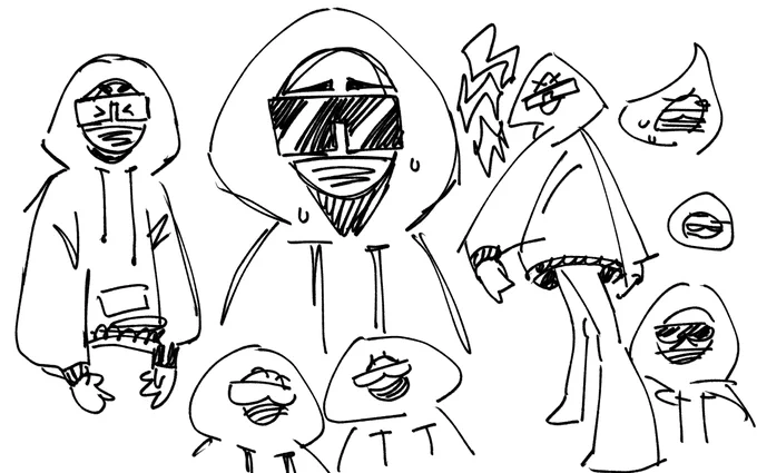 also sketches because i cant figure out what he should look like 