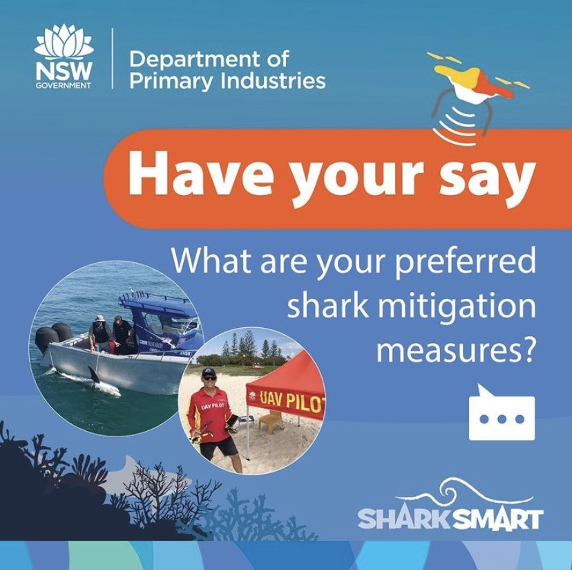 surfingmaps's tweet photo. NSW DPI has completed a 5 year journey of testing &amp; trialling various shark mitigation measures. Let’s modernise our approach to this issue and say NO to shark nets and YES to non-lethal measures. 
Survey closes 28 March 2021
Go to https://t.co/ZPKztOa9UU https://t.co/hLJZtvvc9c