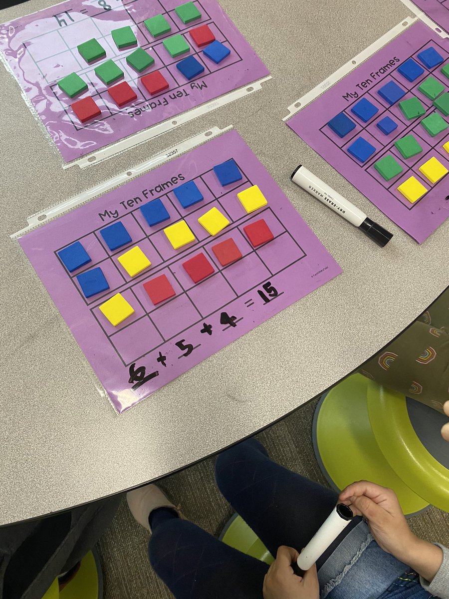 Our math rotations get better every day! I love seeing how proud the students are when they accomplish their work ☺️