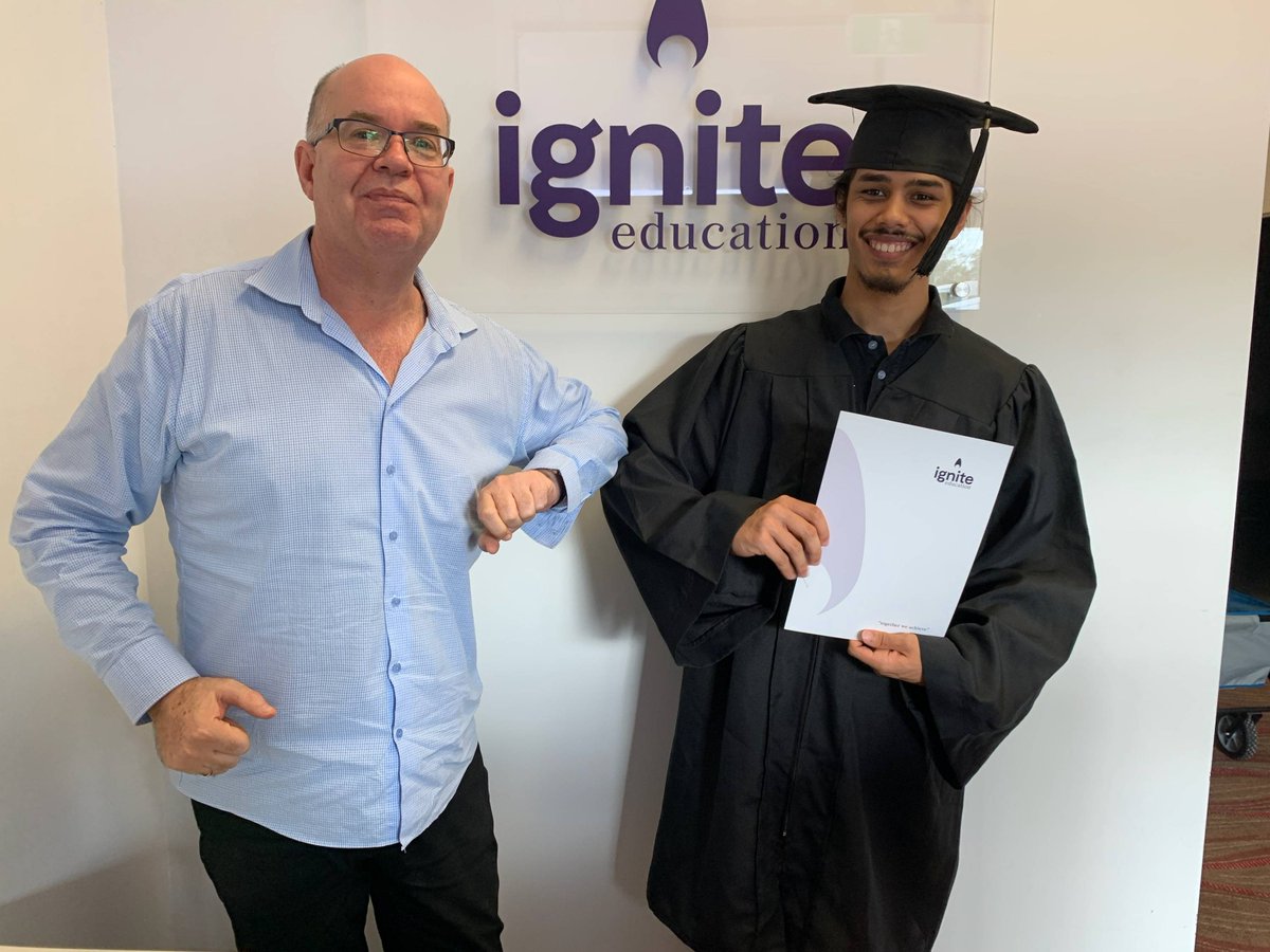 igniteeduaus's tweet photo. Congratulations Brandon on completing your Certificate III in Hospitality and thank you for helping out at our community breakfasts. You were a 🌟 https://t.co/Hp0UtpNP01