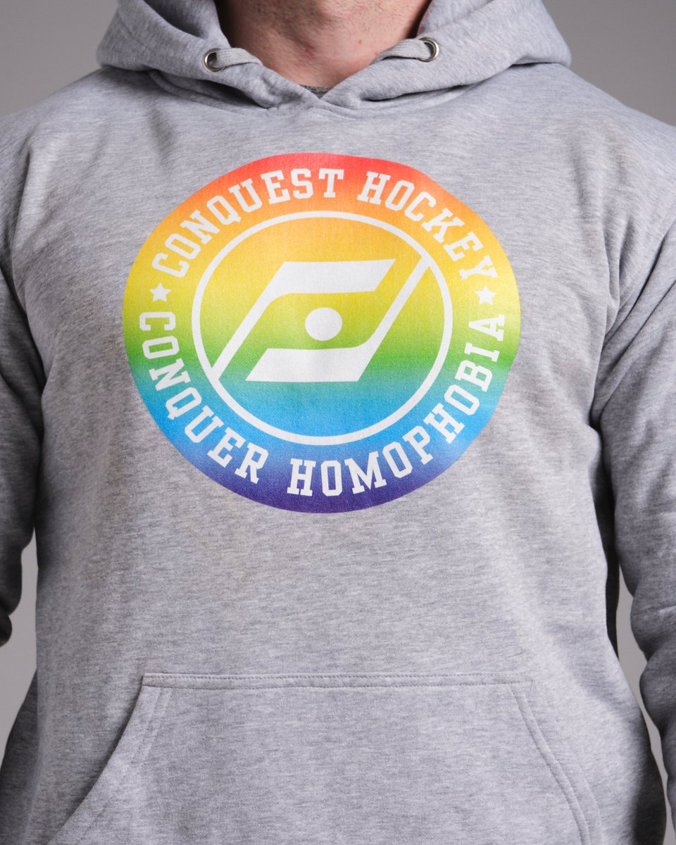 kurtisgabriel_'s tweet photo. ⚠️ Please retweet to get the word out! ⚠️ The countdown is on! 🏳️‍🌈These Conquer Homophobia themed sweaters @conquest_hockey and I designed are dropping Thursday! Head over to our Insta accounts to follow along. All of my profit is going back into the LGBTQIA+ community. Cant wait! https://t.co/0mqNUkHRUP