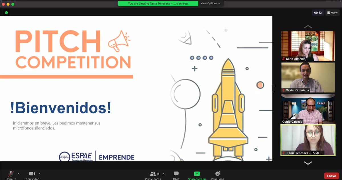 xavierordenana's tweet photo. Un gusto dar inicio al III Pitch competition de @ESPAE, como paso previo al evento internacional de Spring Network, red de escuelas de negocios de América Latina. !Muchos éxitos a los 7 emprendimientos participantes! #ESPAEemprende #ESPAEglobal #ESPAees1 https://t.co/BAYeov7XGq