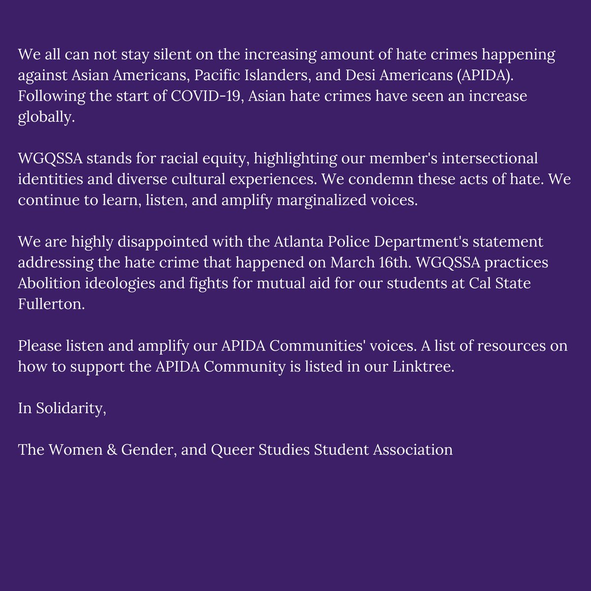 WGQSSA💫 (@csuf_wgqssa) on Twitter photo 