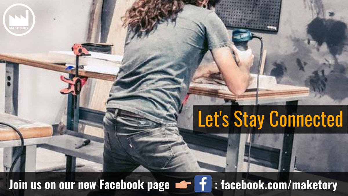 MakerPlace's tweet image. ⚒️ We’ve rerouted our conversation over to our NEW @maketory Facebook page. Join us there for a W I D E variety of makers, tools, spaces and inspiration. bit.ly/3sIJ2Ic #woodworking #craftsman