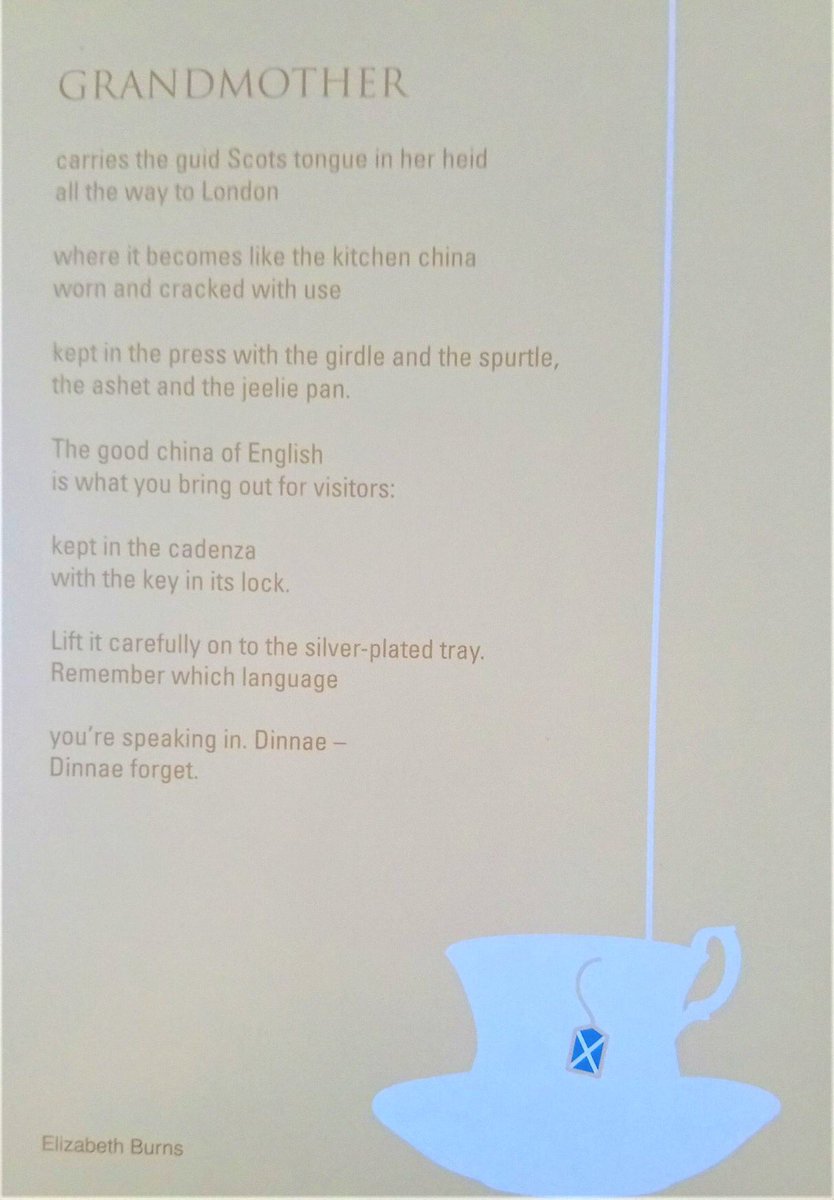 sarahduce's tweet photo. @Lenniesaurus I’ve kept this for years. It reminds me of my Aberdonian Nanny, who lived for many years in Buckinghamshire but never lost her Doric the moment she got on the phone to her family.  #ashet https://t.co/5xf5VPpA2W