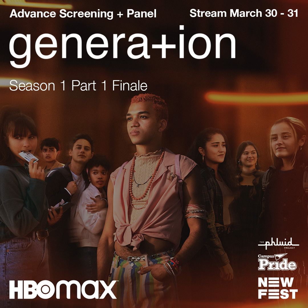 campuspride's tweet photo. To show our appreciation for supporting us, we want to invite you to an exclusive advance screening of @generationonmax  Season 1 Part 1 Finale &amp; a cast Q&amp;A! Visit https://t.co/xAIuc8myya to RSVP and stream it FOR FREE! #lgbtq #lgbtqyouth https://t.co/OcOBdthD5f