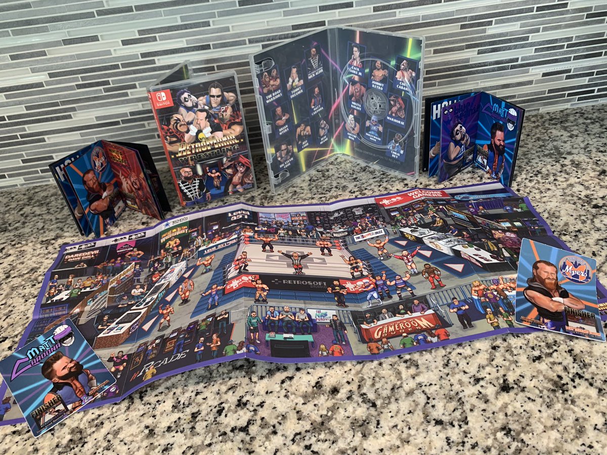 Get <a href="/RetrosoftStudio/">RetroMania Wrestling</a>'s RetroMania Wrestling now on <a href="/Steam/">Steam</a> &amp; <a href="/Xbox/">Xbox</a> One!
store.steampowered.com/app/1252300/Re…
microsoft.com/p/retromania-w…

Coming soon to <a href="/Nintendo/">任天堂株式会社</a> Switch, <a href="/PlayStation/">PlayStation</a> 4, &amp; <a href="/iircade/">iiRcade, Inc.</a>!

Digital Plus version of Switch release includes 2 exclusive stickers &amp; <a href="/TooManyGames/">TooManyGames</a> arena poster!