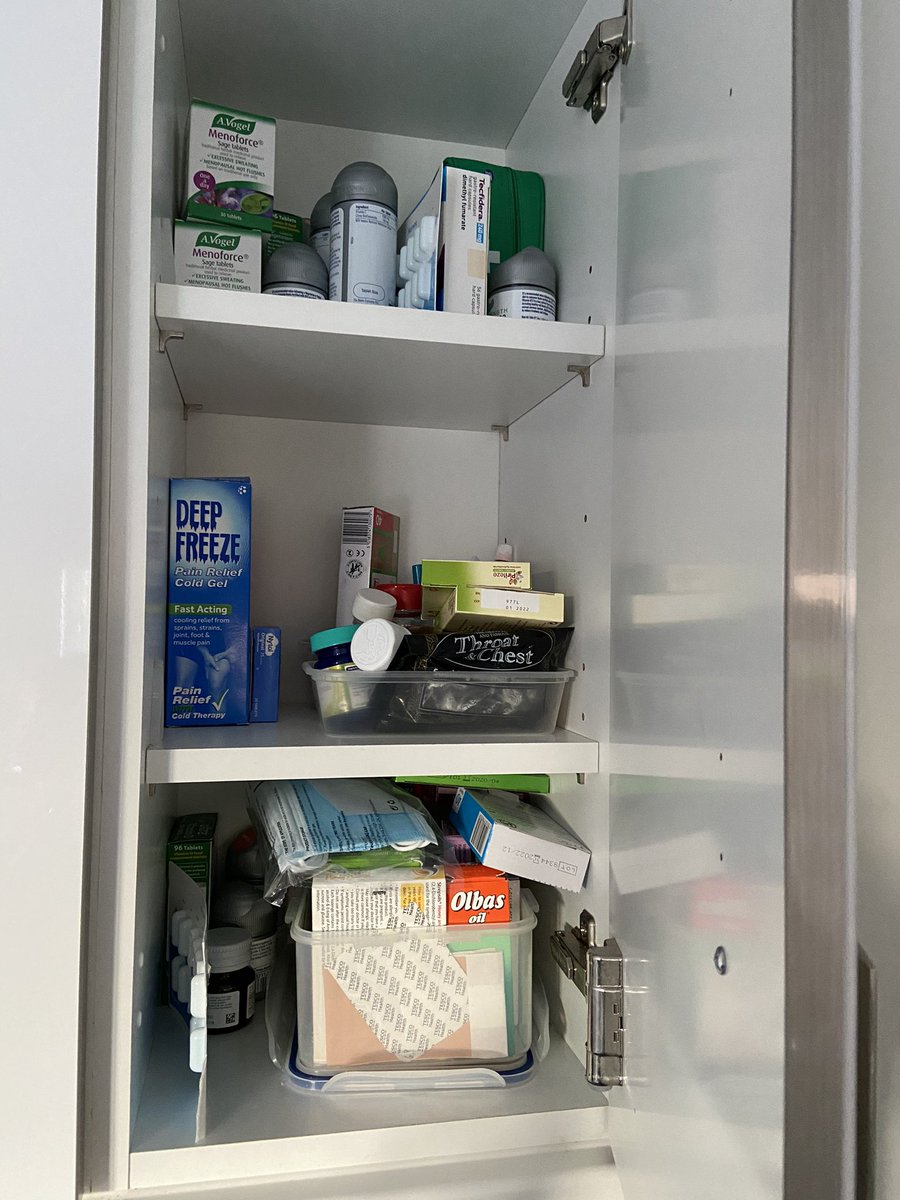 cmajorchange's tweet photo. Sometimes finding a small area to work on is the best idea. How about starting with #medicines and #vitamins. Remove everything out of date and store similar products together.
#Apdouk #SpringClearingWeek #MakingClutterCount #stneots #professionalorganiser https://t.co/8NeKLKZwUd