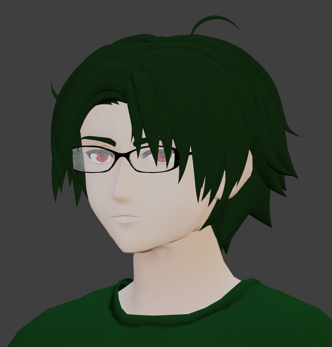 An0fficialLoser's tweet photo. It feels really good to work on an updated version of Vincent's character model. 

| #b3d #bnpr #visualnovel #otomegame #otomearmada #vndev #HNTL #DestinyFailsUs | https://t.co/Oh6HG2Ti5K