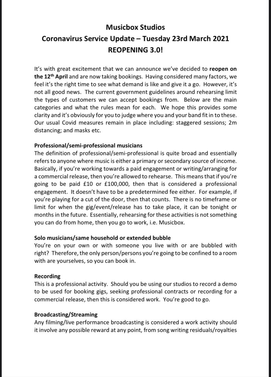 MusicboxCardiff's tweet image. 🛑🛑🛑We’re reopening🛑🛑🛑
👇👇👇👇👇👇👇👇👇👇👇👇

We know it’s lengthy but please read this thoroughly as there are some limitations as to what we’re allowed to do.