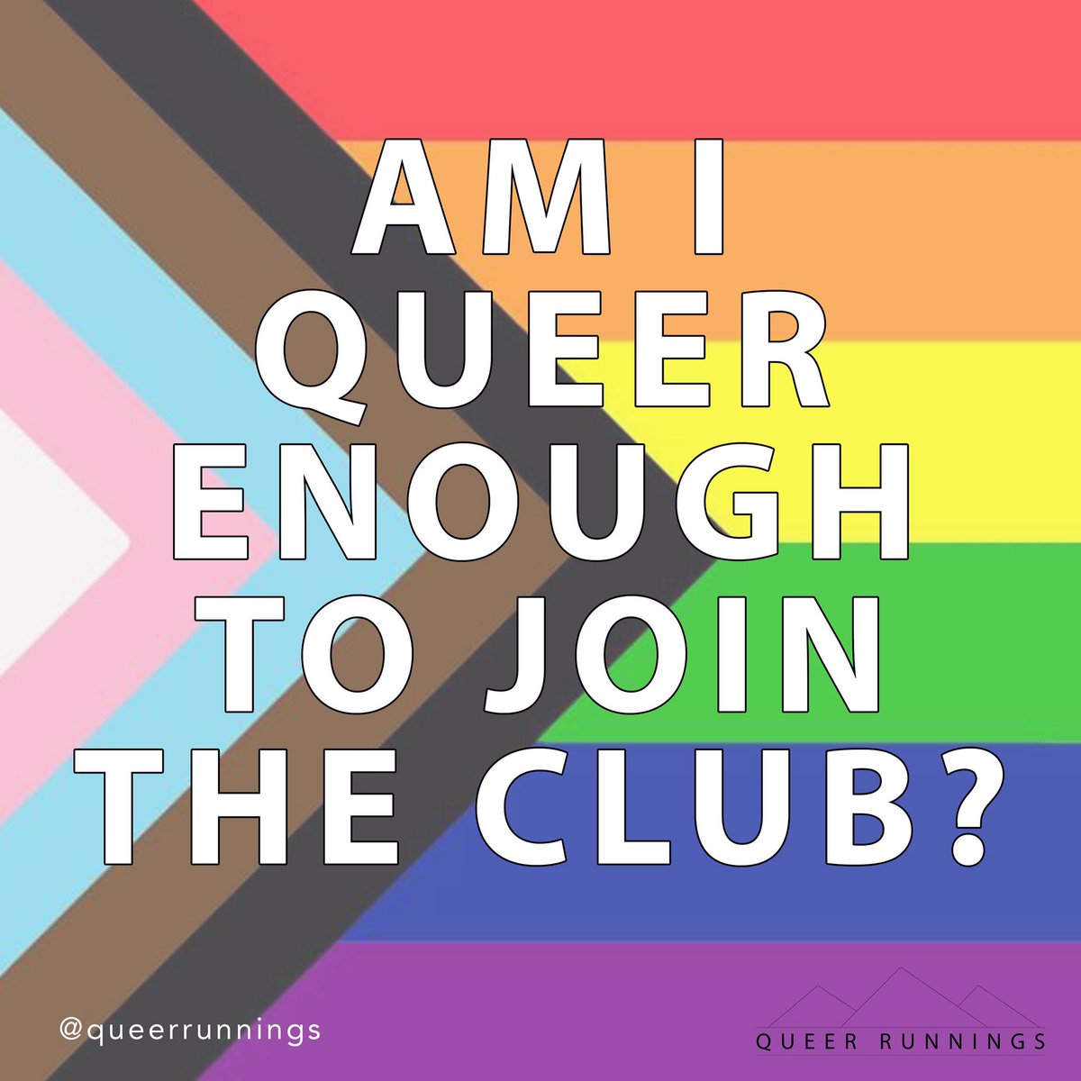 QRunnings's tweet photo. If you consider yourself part of the LGBTQIA+ community &amp; you’re a runner or want to start running then you are queer enough to join 🙂🏳️‍🌈

Queer Runnings is a run club and coaching for queer ppl only

Follow on IG @queerrunnings 

 #queerrunners #queer #lgbtrunners #ukrunchat https://t.co/Pzsk4StSCd