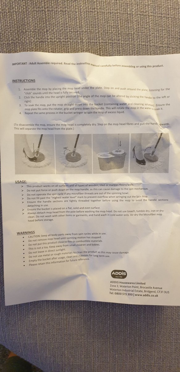 MsBaileyHill's tweet photo. Good on you @AddisHome for being SO progressive in your brand mindset...after all any person of any gender can wear heels whilst mopping! 🙃 https://t.co/5x3xpmWyXL
