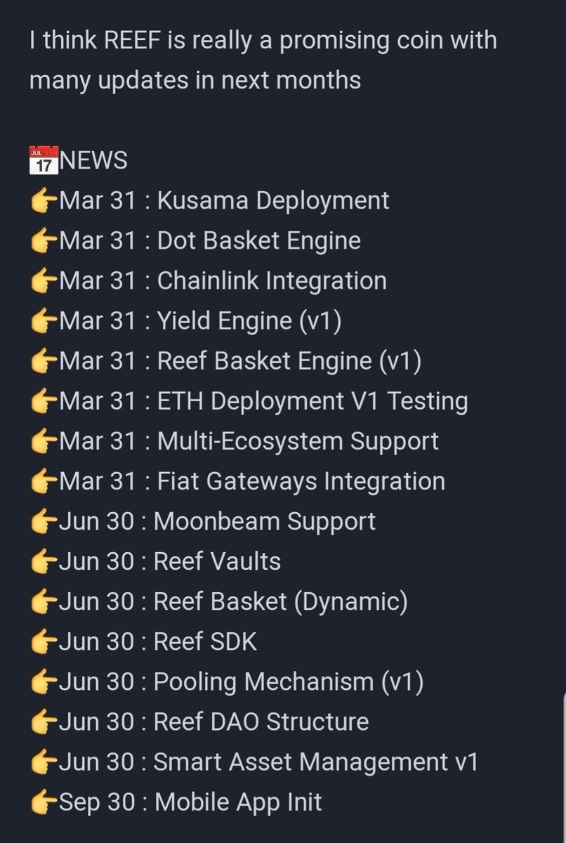 dkoge2's tweet photo. $Reef🚀🚀🚀🚀 https://t.co/saqg5ifMSL