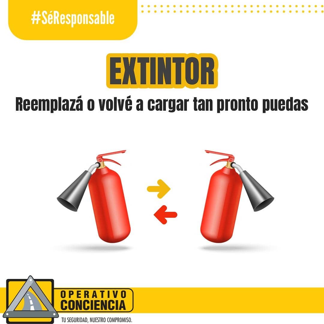 OpConciencia's tweet photo. ⚠️ Seguí estos consejos para usar correctamente el matafuegos del auto.
🔸Legislador @AlbarracinDif
#Matafuego #ModoDeUso #Vehiculo #SeguridadVial https://t.co/jMk0TOyIyK