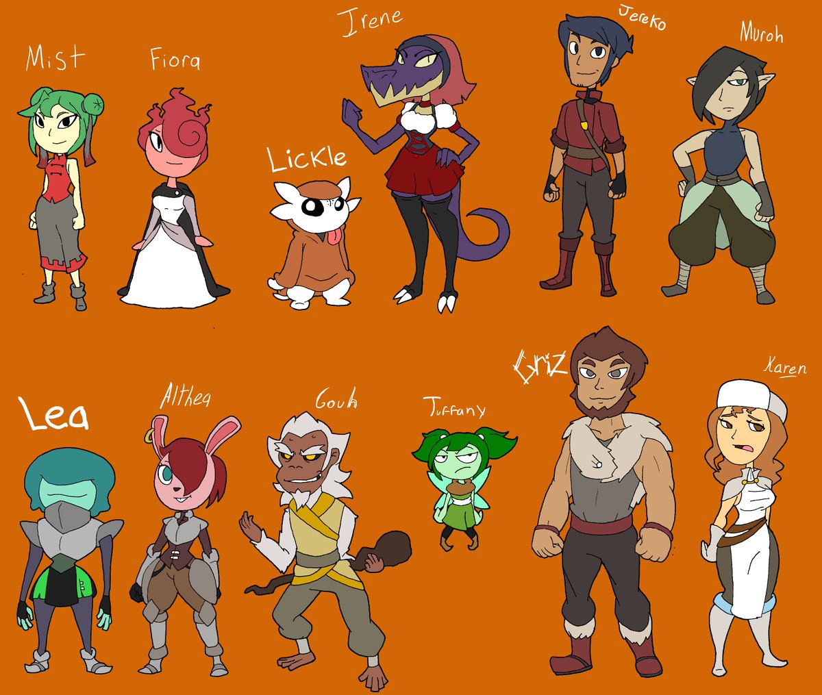 AngerSquared's tweet photo. Here they are,The finalized Adventure Crew!
I made some changes and even pulled some older ideas to now complete them
#myart #mayrtwork #ocs #oc #characterdesign #originaldesign #originalcharacter #design #adventurers #concept #characterconcept #ArtistOnTwitter https://t.co/en7eRErSaG