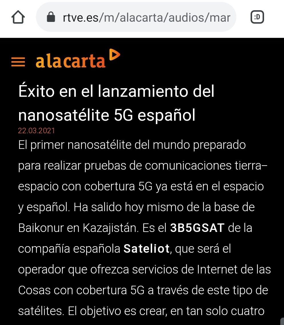jordiPuignero's tweet photo. És possible informar sobre el llançament del nanosatèl·lit que vam fer ahir i que no surtin les paraules "Catalunya", "Generalitat" i "Enxaneta" ?
RTVE ho ha aconseguit. https://t.co/DjgrbOnxIX
