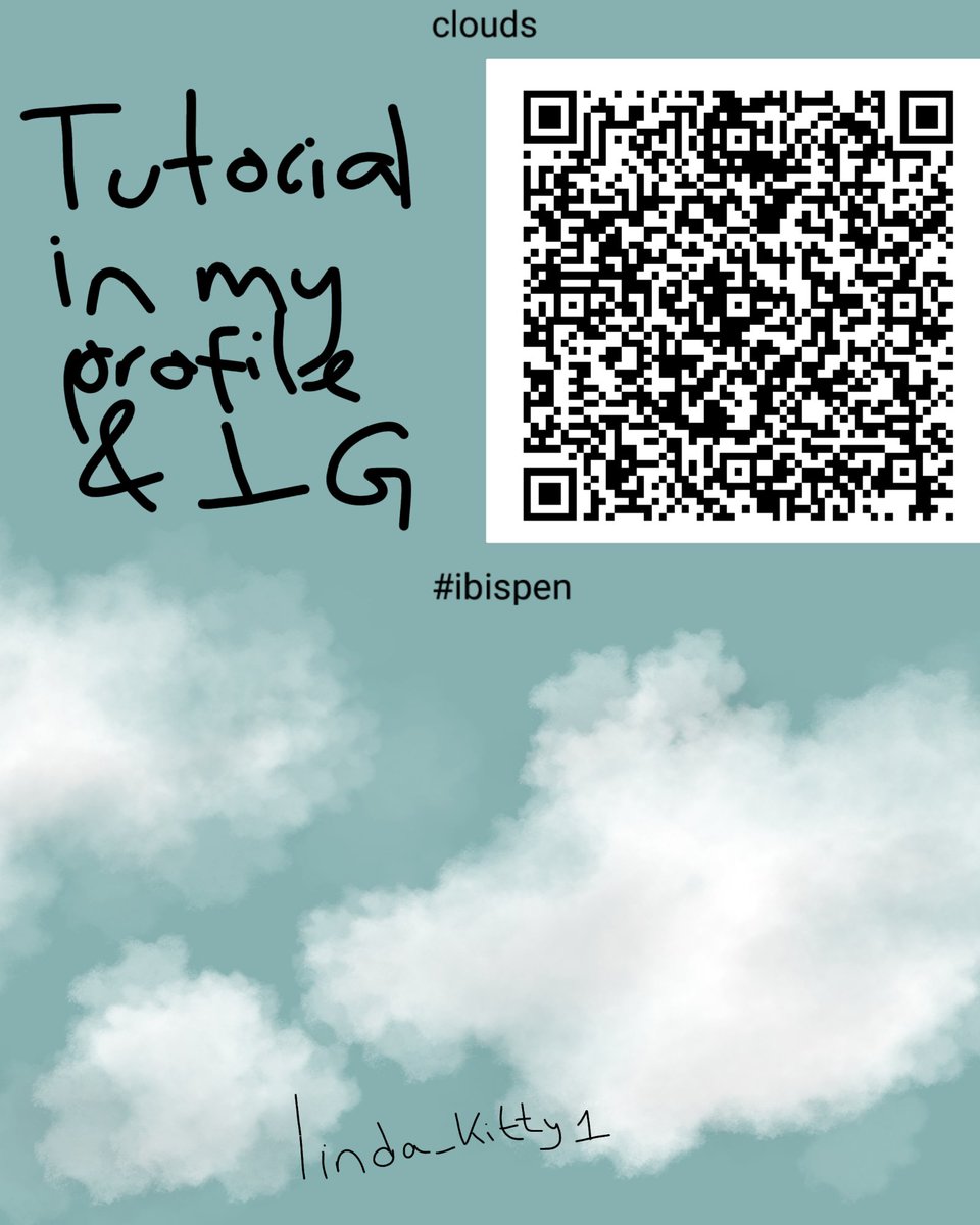 linda_kitty1's tweet photo. I did this #tutorial for #ibispaint and the QR too for draw clouds 🤭 I hope this can help you
#drawtutorial #ibisPaintX #cloud #draw #drawing #tutorialdraw #ibisQR #QRibis #howdraw #tutorials https://t.co/5typ8KUgKM
