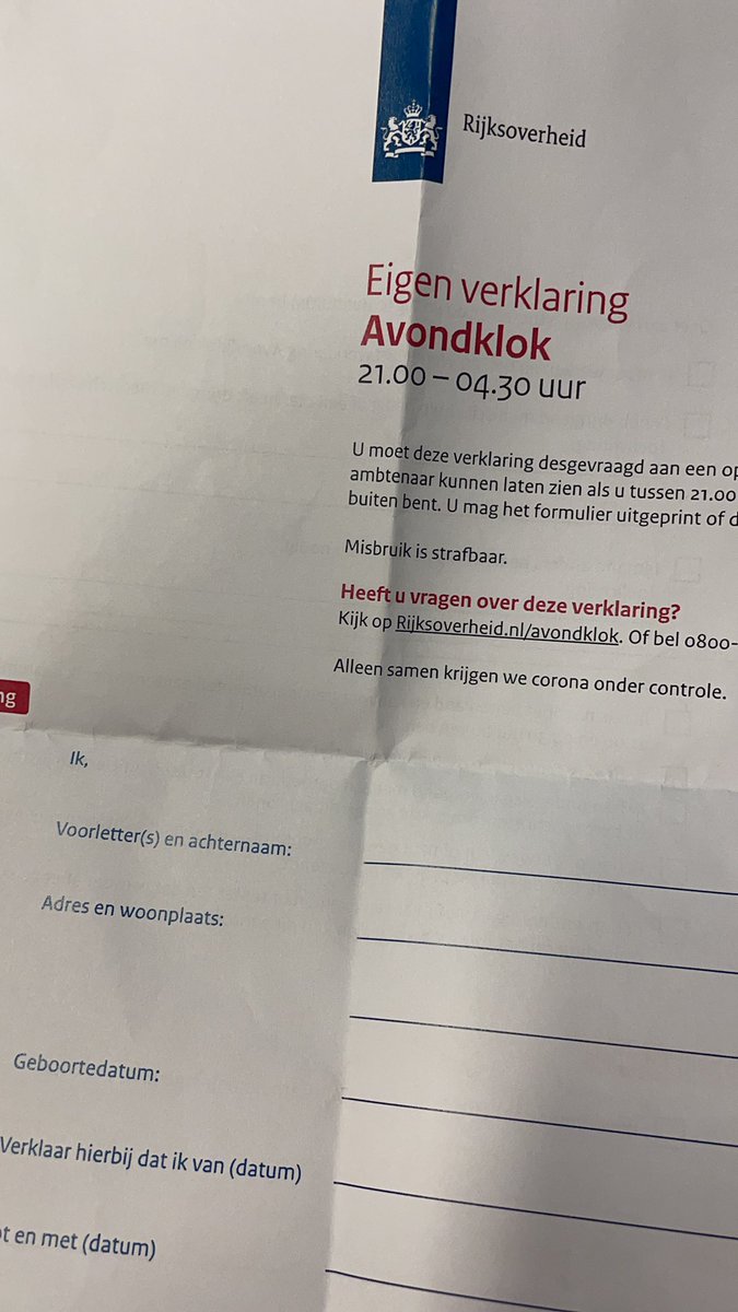 WTH83's tweet photo. Ik ga zo eventjes de #avondklok “overtreden”, want werken, want coronamaatregelen. Vult u ‘m zelf even in oom agent? https://t.co/LhRFtEFCX2