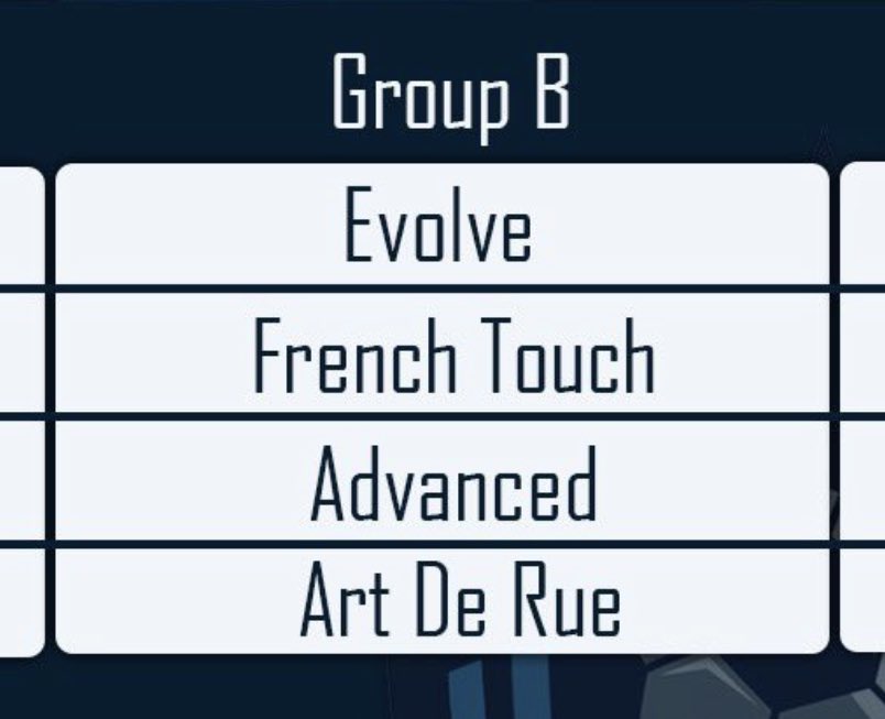 🏆 Teamsheet and our group for <a href="/CashCup_/">Cash Cup</a> #2 tonight’s :

⏰ 21h - 8pm UK
📺 Twitch.tv/gauthierhtm

GL to our opponents! 🤝