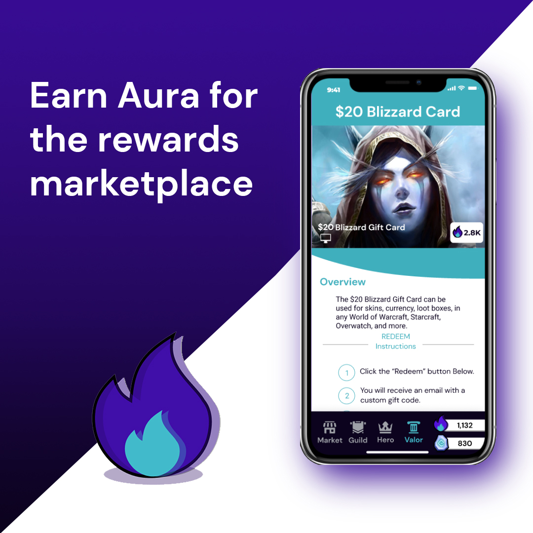 HeroTrainerInc's tweet photo. 👣 Every 1000 steps earns 1 Aura. Collect Aura to unlock a 20$ Blizzard Gift Card. That’s not the only game, but you’ll have to see the whole list yourself.
🤩 Walk it, earn it, claim it!
#HeroTrainer #HeroTrainerApp #fitnessrewardapp #trackyoursteps #earnrewards #gamerewards https://t.co/UXBvwLgBDf