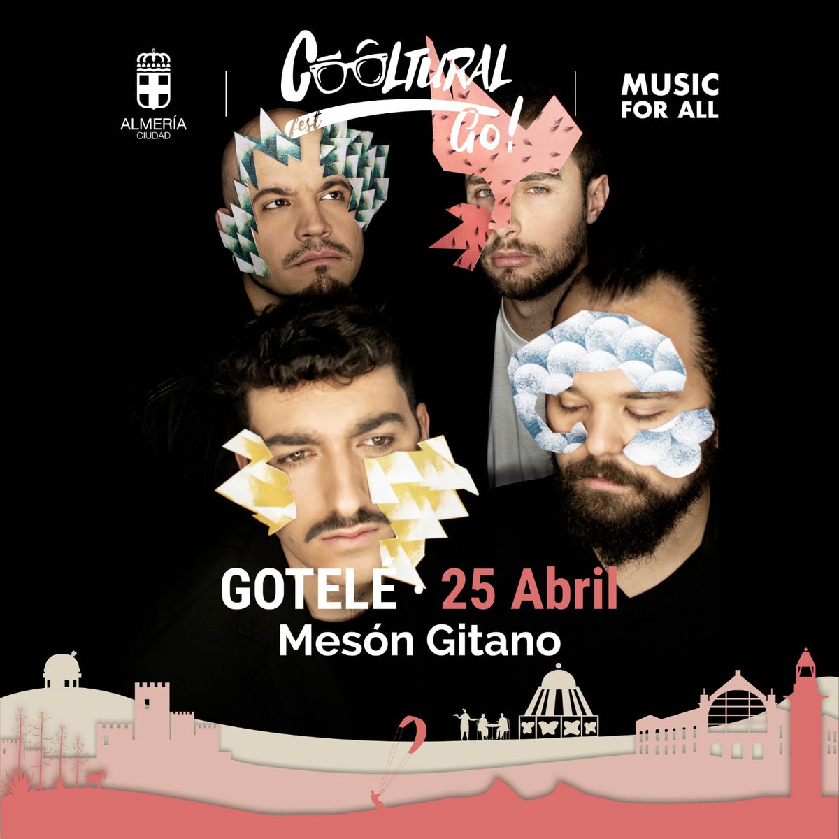 GoteleBand's tweet photo. 25 de abril en @coolturalfest (Almería), junto a nuestros admirados @shinovaoficial.

Inmejorable compañía, buenos anfitriones, idílico lugar... Va a ser intenso. ¿Nos vemos? 🔥🔥 https://t.co/w6tiWHsqzJ