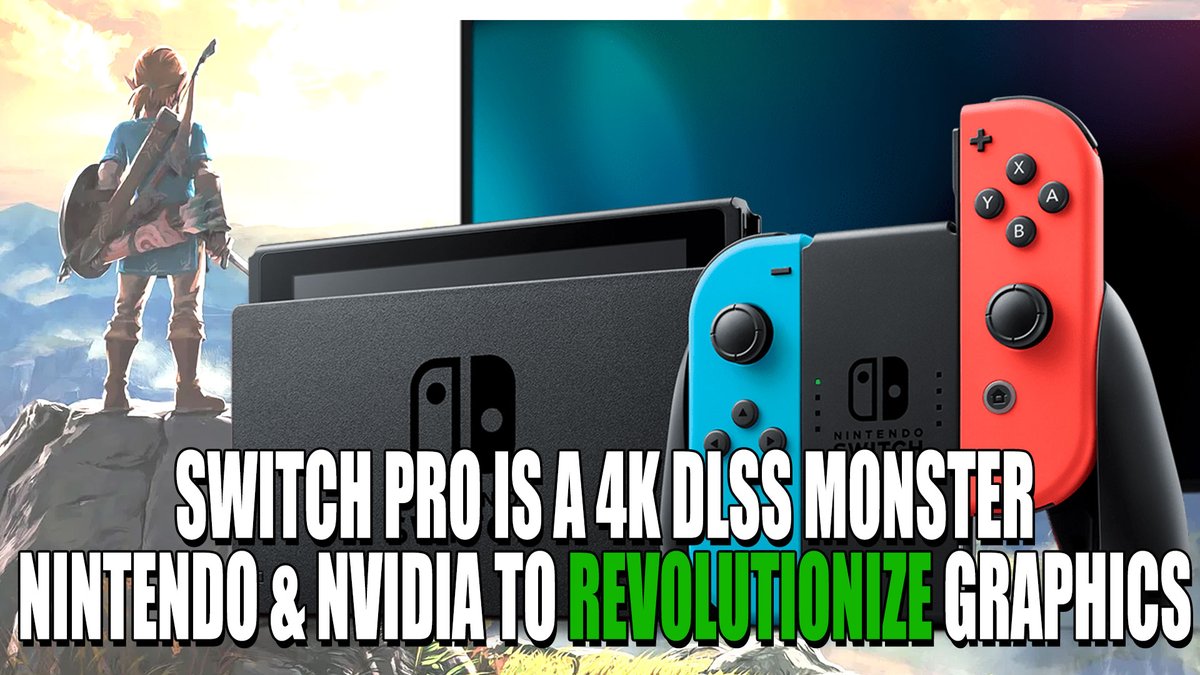 RedGamingTech's tweet photo. #Switch Pro Is a #4K #DLSS Monster - #Nintendo &amp; #Nvidia To Revolutionize Graphics With #Upsampling  #SwitchPro #NintendoSwitch #NintedoSwitchPro 

https://t.co/hNP2SCXjR9 https://t.co/WFFS0mVYdH