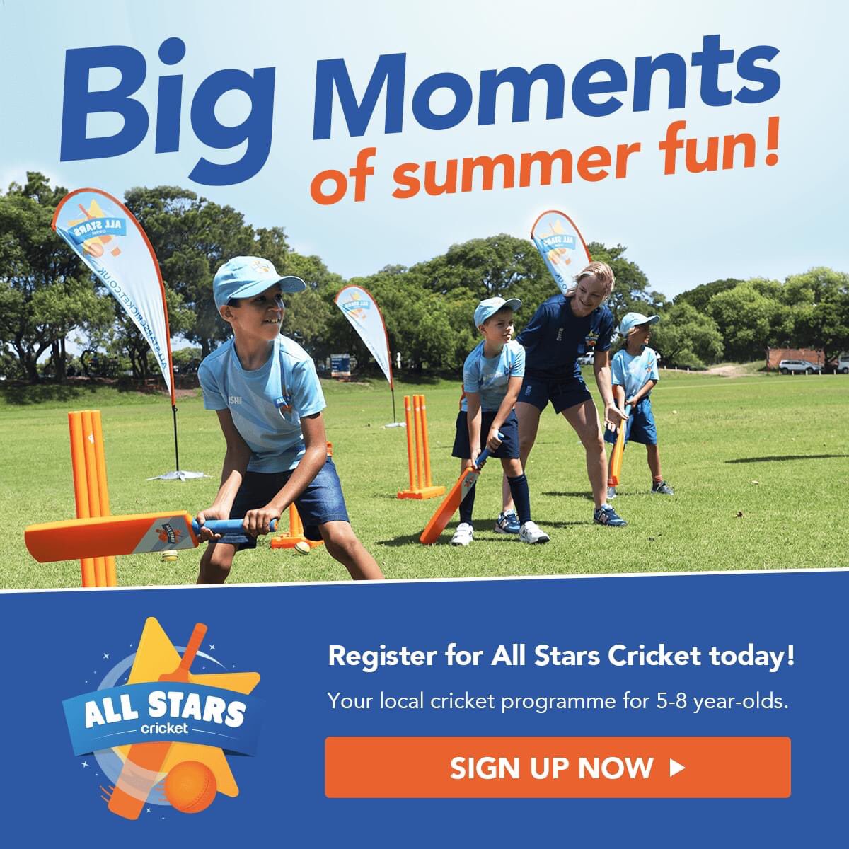 HeslertonCC's tweet photo. Big news this summer, as we start up @allstarscricket for the first time!

It all begins on Wednesday 12th May at 6.30pm down at Sands Lane, Heslerton. 

For any more information please email Andy Exton at Exton.cricket@gmail.com or sign up through: https://t.co/xbgrfC7M0F

#HCC https://t.co/CajXPIqbaY