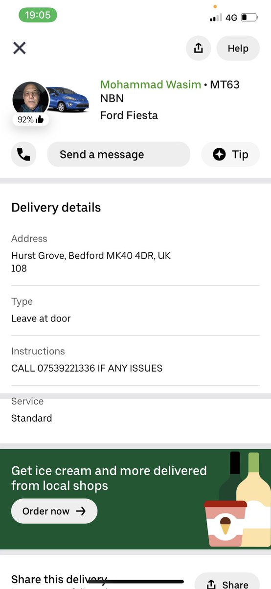 Natasha_Banwait's tweet photo. Hi @UberEats account hacked with 2orders for £75! I messaged both drivers before food was delivered.M called me, explaining the situation he proceeded to tell me it was not his problem&amp;hung up to deliver the food! Disgusted that food has gone to these thieves&amp;ur driver did nothin https://t.co/PzMF9wfTYt